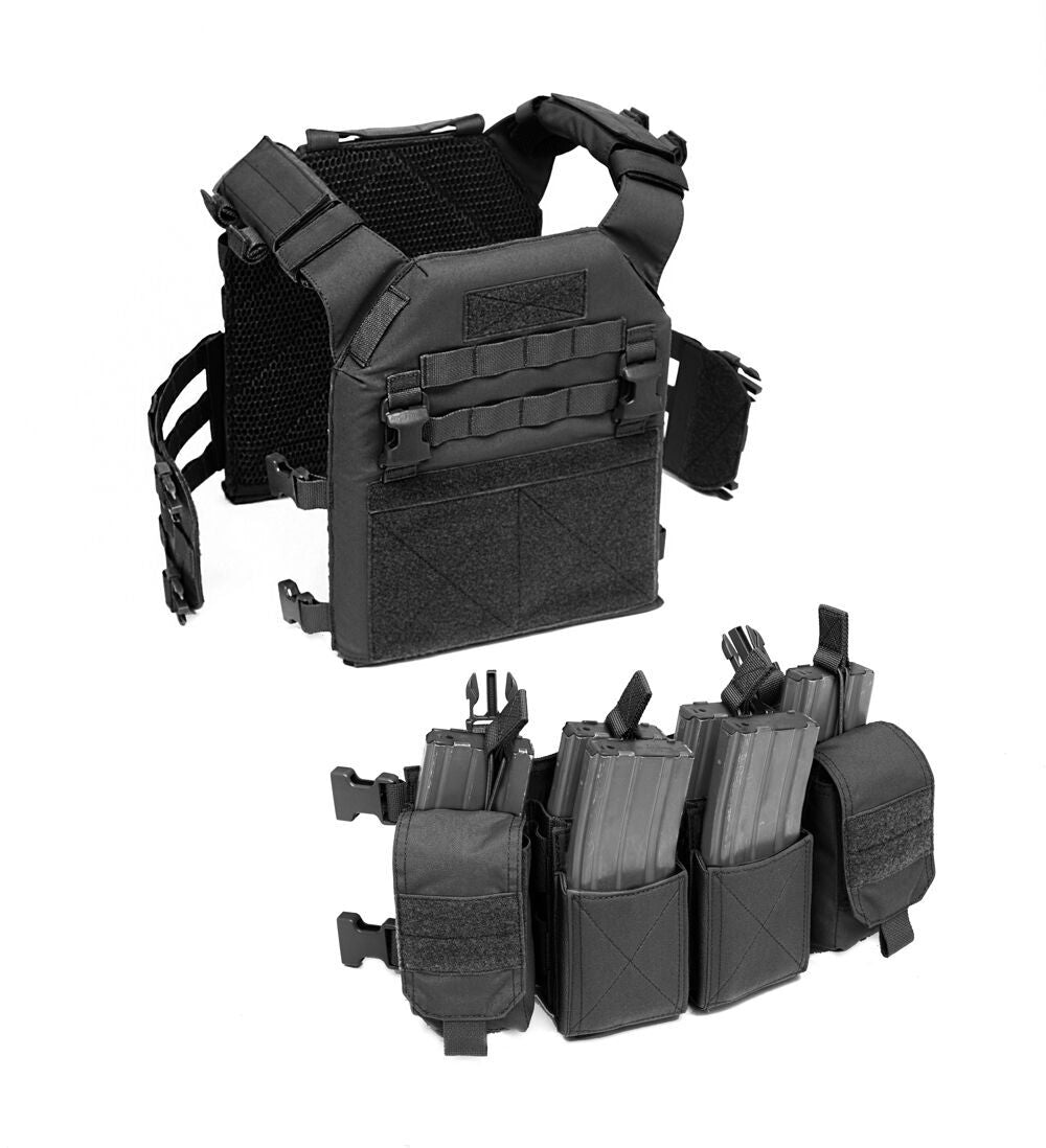 Warrior Assault Systems - Recon Plate Carrier MK1 Combo – Black 