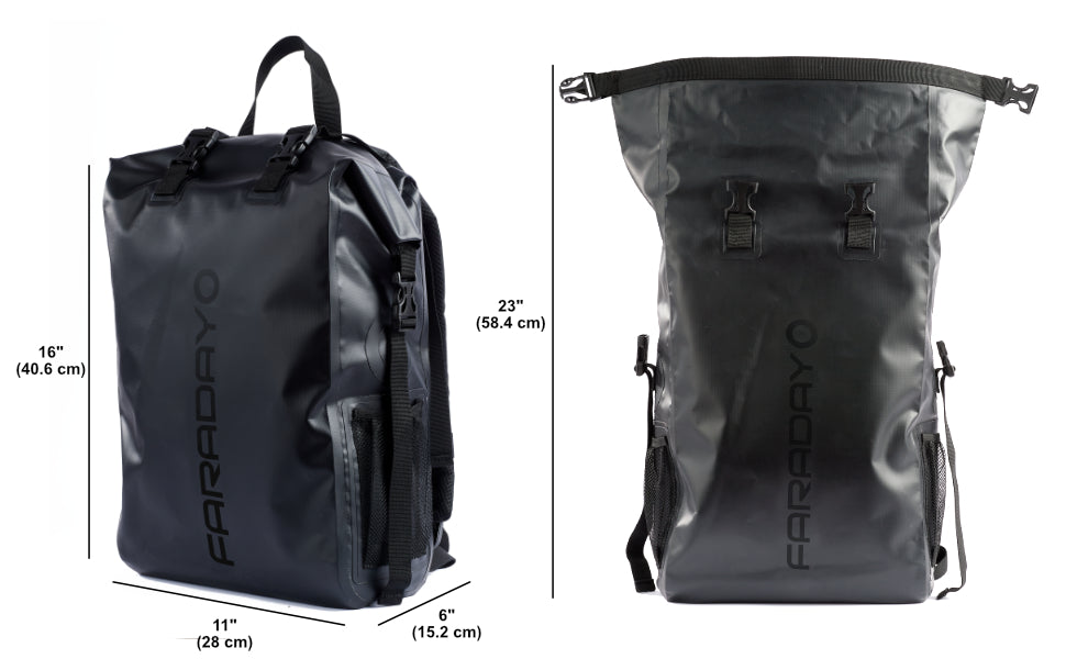 Stealth Black Faraday Dry Bag – Gear Backpack – Black Bear Gear