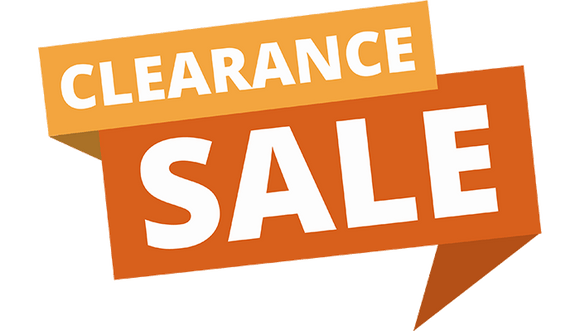 Clearance Sale. Items are discounted but can be in New to display condition. 