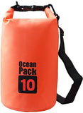 10L Ocean Pack Waterproof Dry Bag - Orange