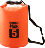 5L Ocean Pack Waterproof Dry Bag - Orange