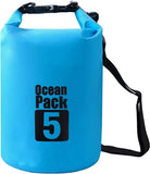 5L Ocean Pack Waterproof Dry Bag - Light Blue