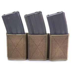 Warrior Triple Velcro Mag Pouch For 5.56MM MAGS- Multicam