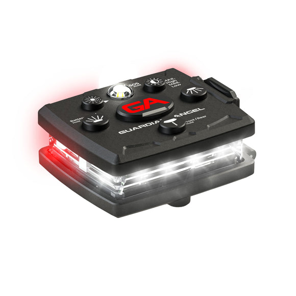 White/Red Micro Series Wearable Safety Light