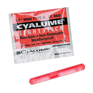 1.5" Mini Light Stick - 4 HRS - RED