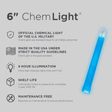 6" ChemLight - 8 HRS - BLUE