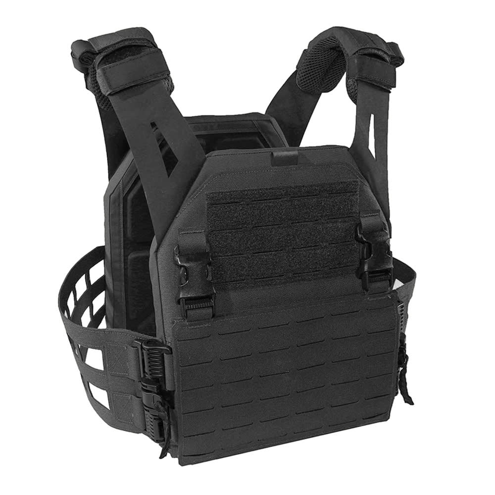 WARRIOR LASER CUT LOW PROFILE CARRIER V2 MK1 - BLACK – Black Bear Gear