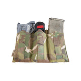 WARRIOR DFP TRIPLE BUNGEE, LOW PROFILE ELASTIC 5.56 MAG POUCH