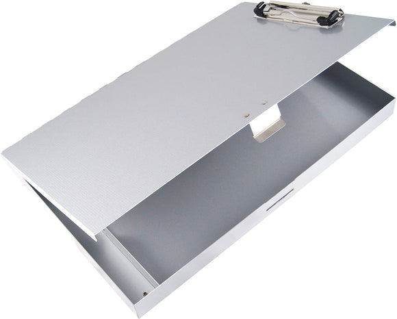 Saunders Recycled Aluminium Tuff-Writer Storage Clipboard, Letter Size, Silver, 45300