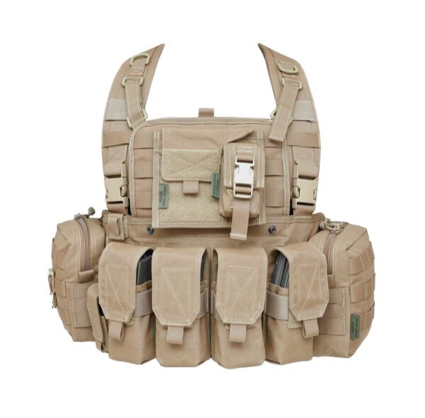 Warrior Assault System 901 Elite Ops M4 Bravo Chest Rig Coyote Tan Black Bear Gear