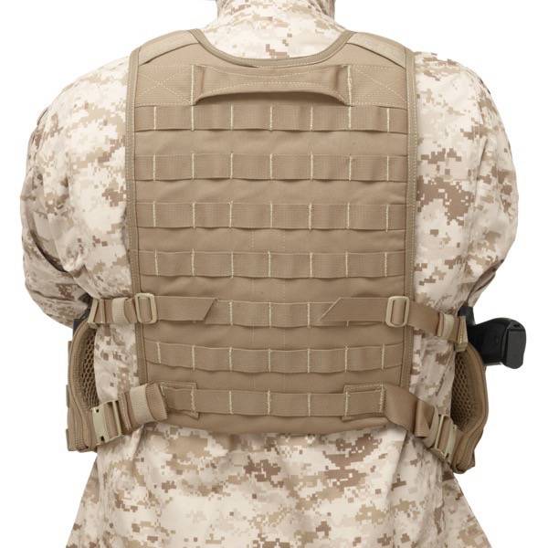Warrior Assault System Elite Ops Back Panel - Coyote Tan