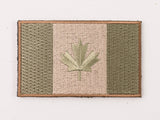 Embroidered Canada Flag (OD Green) Patch with Velcro