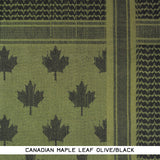SHEMAGHS - CANADIAN MAPLE LEAF CHARCOAL/BLACK