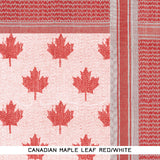 SHEMAGHS - 	CANADIAN MAPLE LEAF RED/WHITE