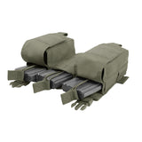 WARRIOR DETACHABLE FRONT PANEL MK1 (3X 5.56 MAG POUCHES AND 2 UTILITY POUCHES) -RANGER GREEN