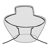 MOSQUITO NET - HEAD NET - OLIVE