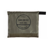 Snugpak - Antibacterial Travel Towel - Hands + Face - Olive
