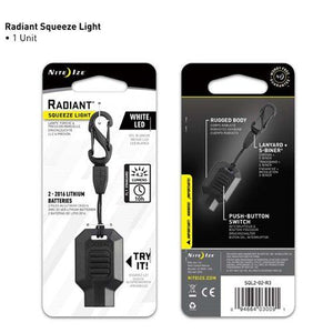 Radiant Squeeze Light LED Key Chain Light