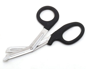 7' Personal Medic Scissors - Colours Silver and Black