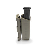 Warrior Assault Systems Polymer 9mm Pistol Mag Pouch (Dark Earth)