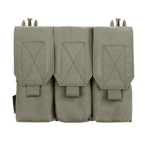 Warrior Assault Systems Detachable Triple Covered M4 Pouch - Ranger Green