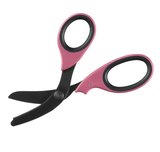 XSHEAR® 7.5" Heavy Duty Trauma Shears, Pink Handles, Black Titanium Coated  Blades