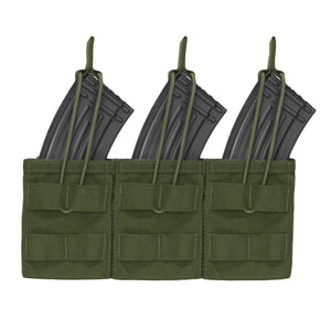 TRIPLE MOLLE OPEN AK 7.62MM – RANGER GREEN