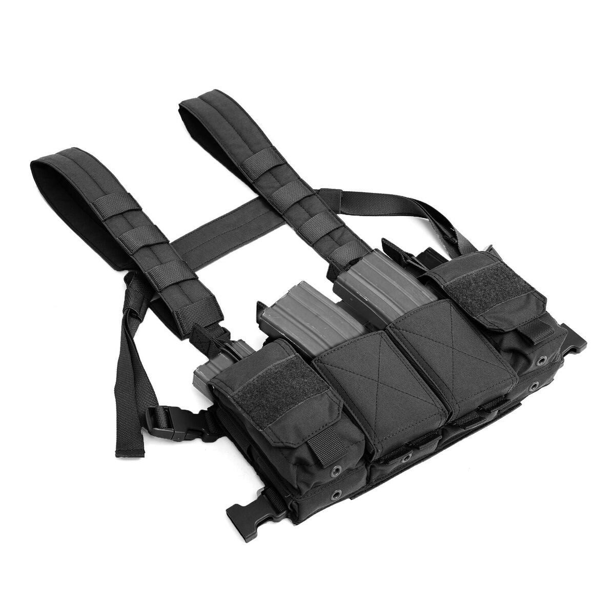 Sirius Survival Tactical Chest Rig with 4 Molle Pouches - Tactical