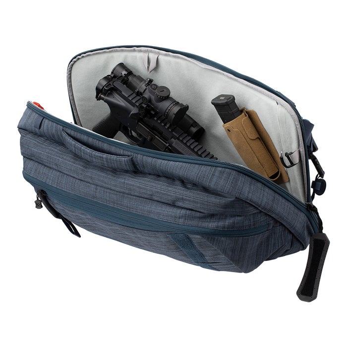 Vertx Commuter Sling XL 2.0 EDC CCW Sling Bag Heather Black Mustard Black Bear Gear