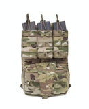 Warrior Assault System - Back panel with Med Pouch and Triple M4 5.56