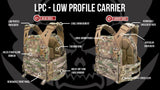 Warrior Assault Systems LPC Low Profile Carrier V2 Ladder Sides (Crye Multicam)