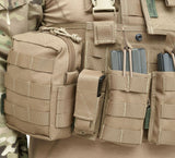 Warrior Assault Systems Single Direct Action 9MM Pistol Pouch